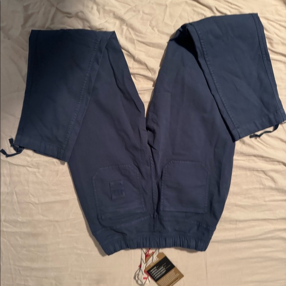 NAVY TOPO DESIGNS UTILITY PANTS - Picture 4 of 5